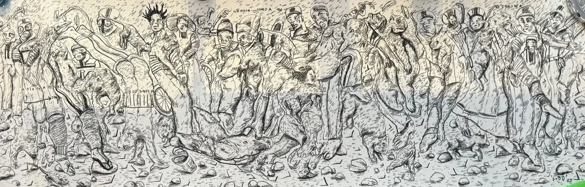 Soly-Cisse-Le-Monde-Perdu-2006-Galerie-Chauvy