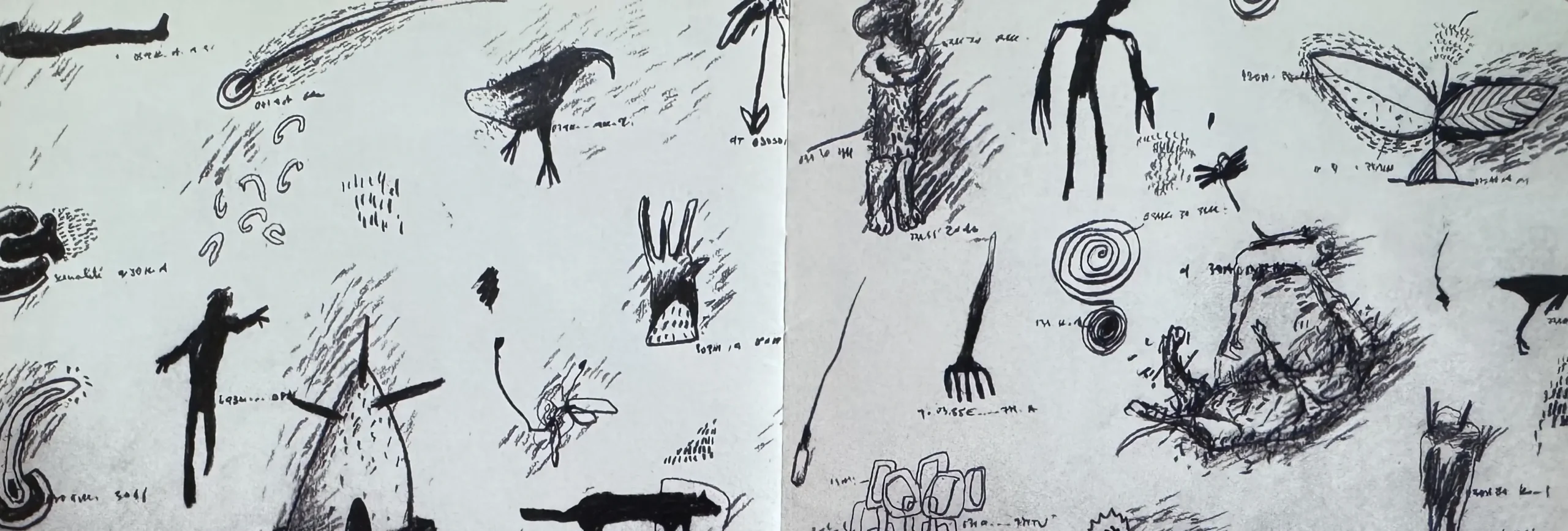 Soly Cissé dessin, 2004 - détail -