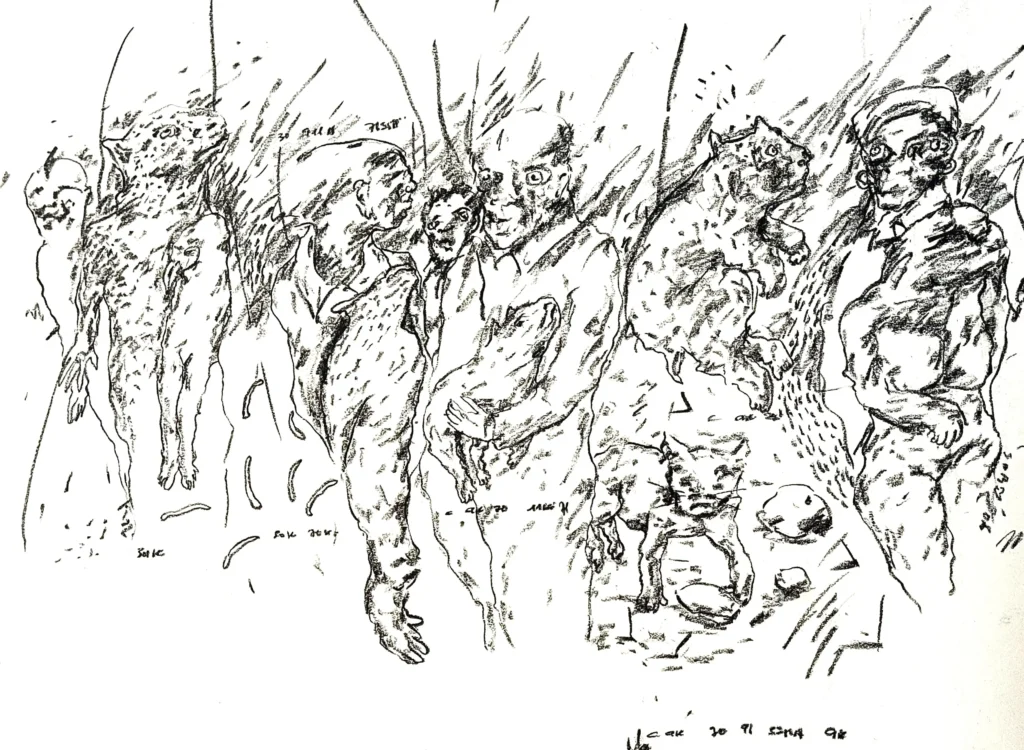 Soly Cisse-Monde-Perdu-2006-73 x 105 cm