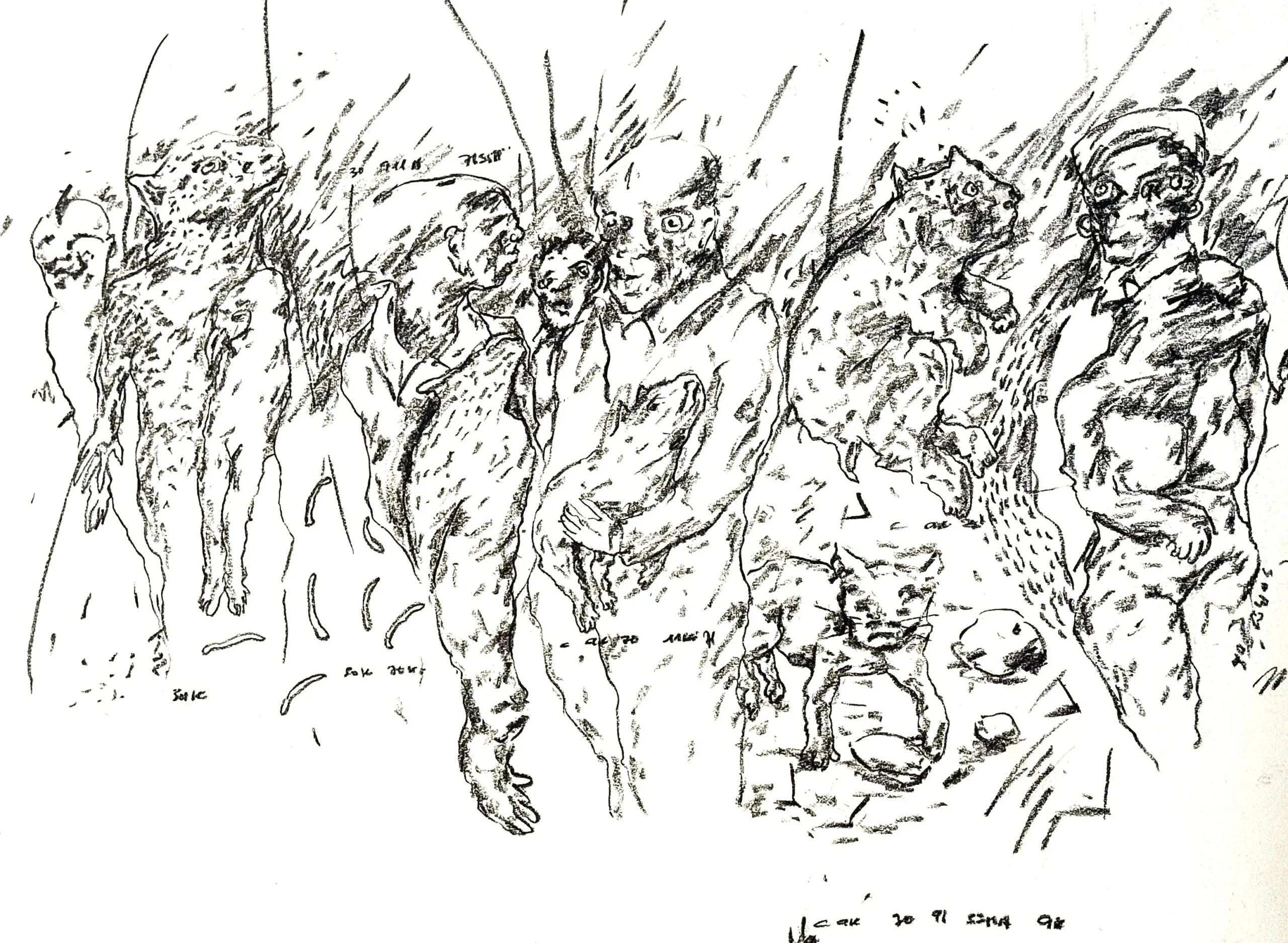 Soly Cisse-Monde-Perdu-2006-73 x 105 cm