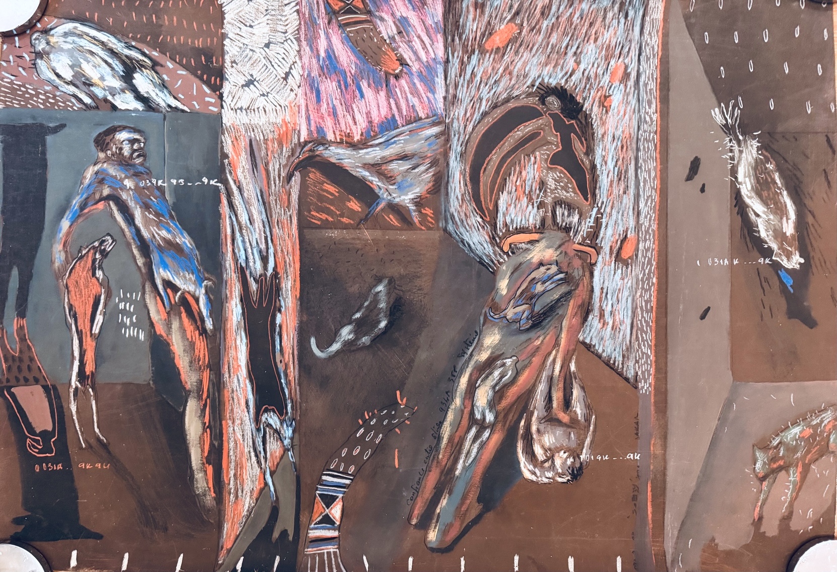 Soly Cisse-Dessins sans Limite-programmation associée à l'exposition DESSIN, chefs-d'oeuvre du Centre Pompidou-Parcours Dessin dans les galeries d'art parisiennes jusqu'au 15 mars