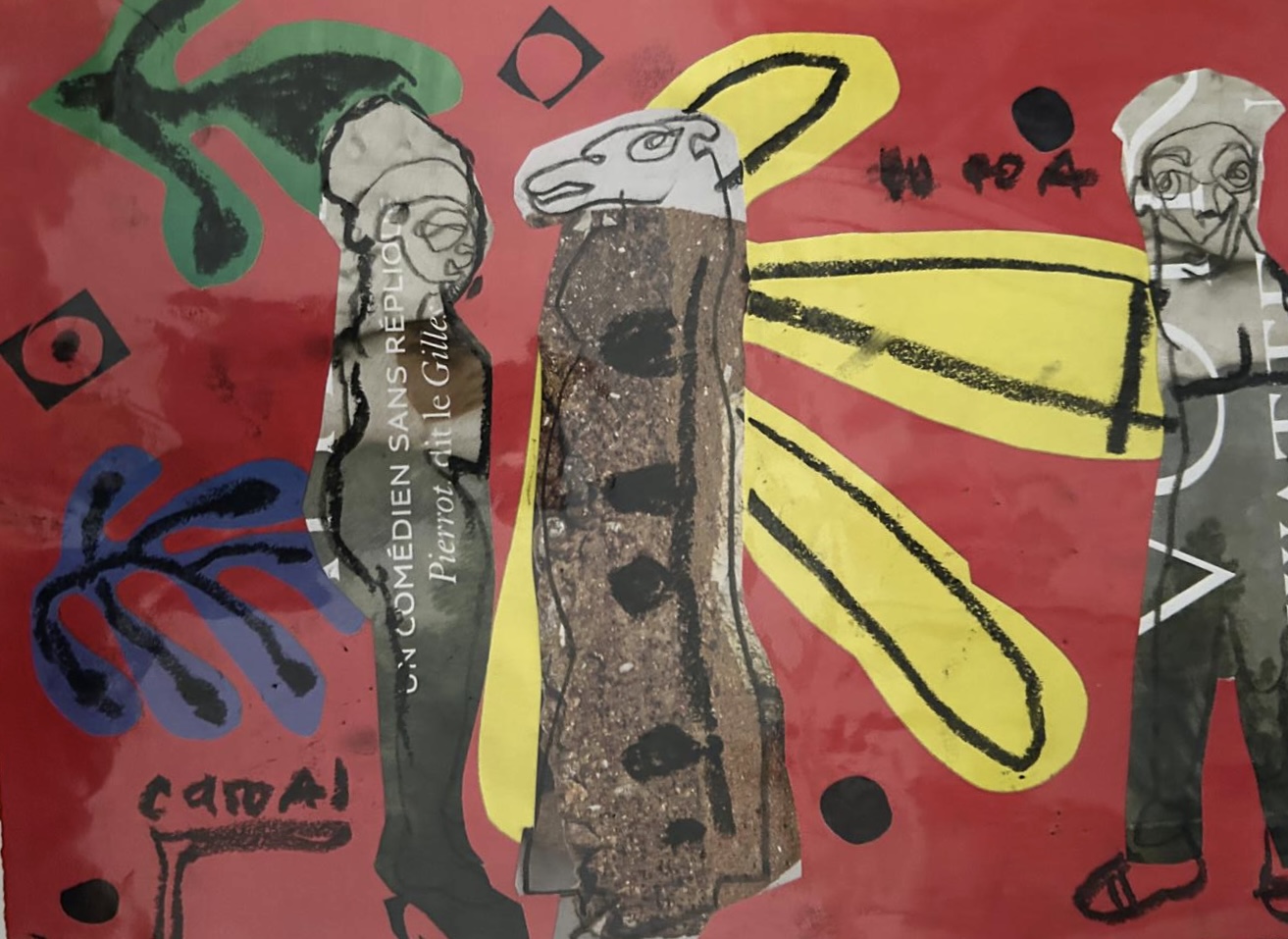 Soly Cissé – Nouvelle série « Matissienne » (collages) -